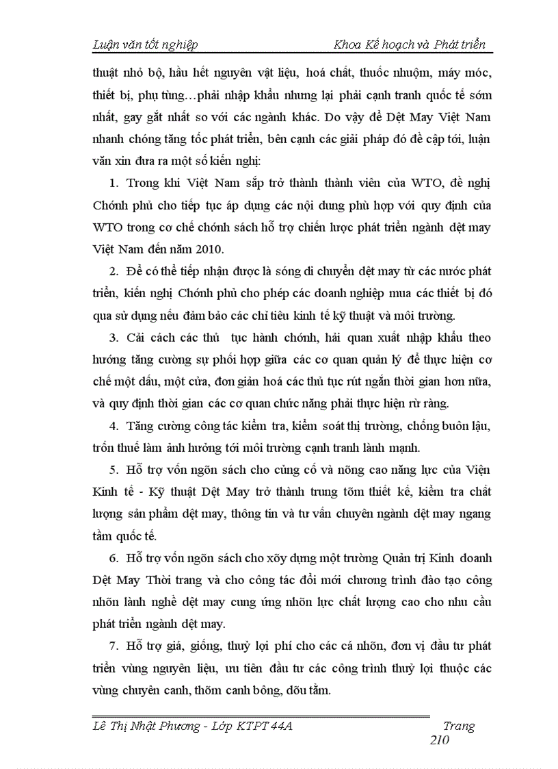 image for page Nâng cao chất lượng tăng trưởng ngành Công nghiệp Dệt May Việt Nam giai đoạn 2006 – 2010