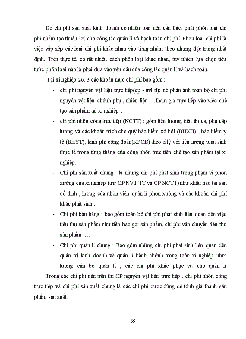 image for page Tổ chức bộ máy kế toán và bộ sổ kế toán tại xí nghiệp 26.3Công ty 26