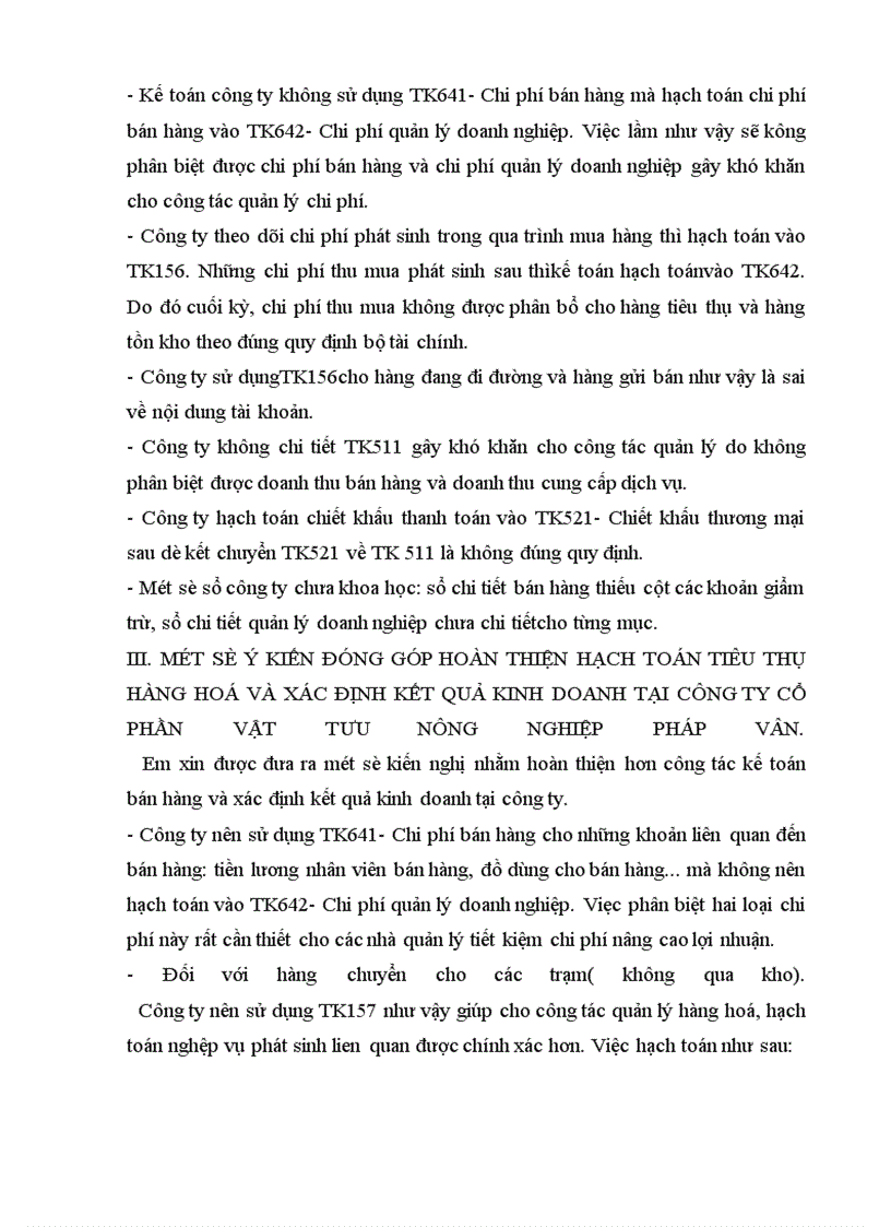 image for page Kế toán bán hàng và xác định kết quả kinh doanh tại công ty cổ phần vật tư nông nghiệp Pháp Vân