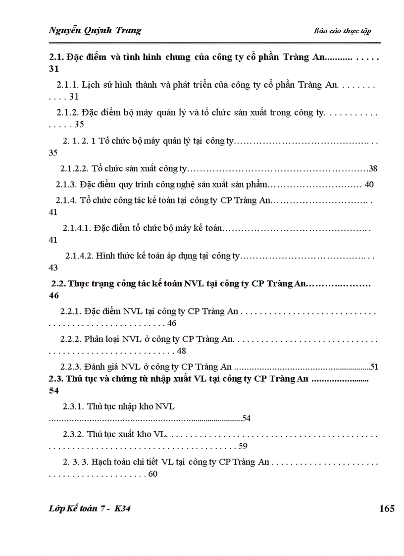 image for page Hoàn thiện kế toán nguyên vật liệu và các biện pháp nâng cao hiệu quả sử dụng nguyên vật liệu tại Công ty Cổ phần Tràng An