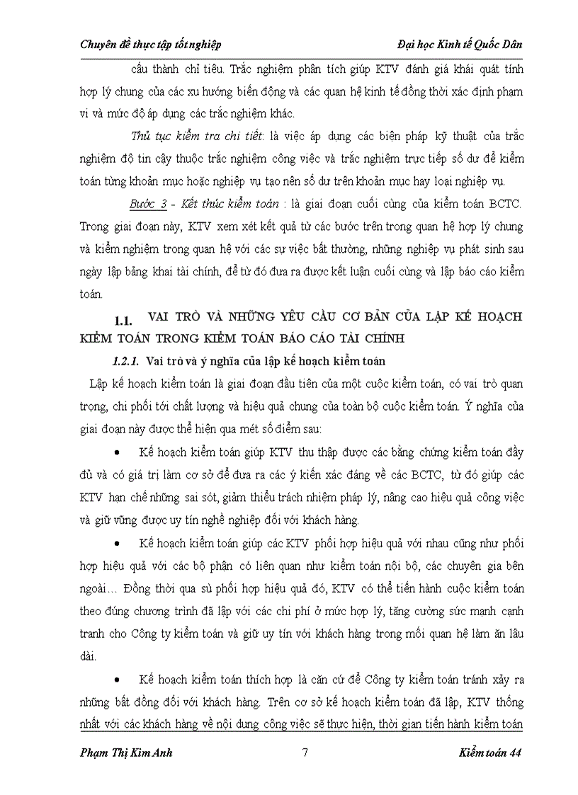 image for page Hoàn thiện quy trình lập kế hoạch kiểm toán trong kiểm toán báo cáo tài chính do Công ty Cổ phần Kiểm toán và Tư vấn Tài chính Kế toán thực hiện