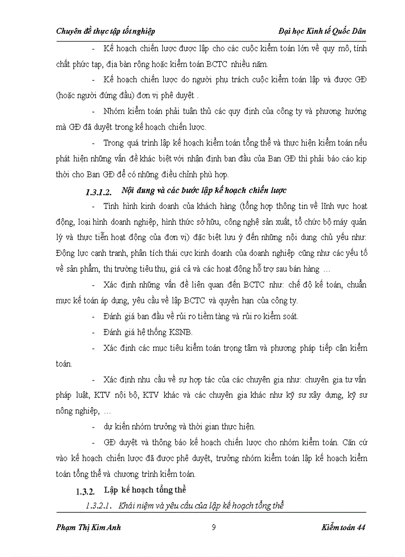 image for page Hoàn thiện quy trình lập kế hoạch kiểm toán trong kiểm toán báo cáo tài chính do Công ty Cổ phần Kiểm toán và Tư vấn Tài chính Kế toán thực hiện