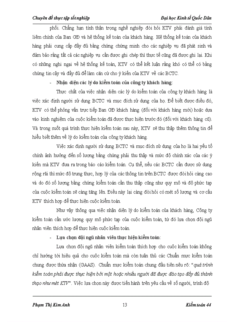 image for page Hoàn thiện quy trình lập kế hoạch kiểm toán trong kiểm toán báo cáo tài chính do Công ty Cổ phần Kiểm toán và Tư vấn Tài chính Kế toán thực hiện
