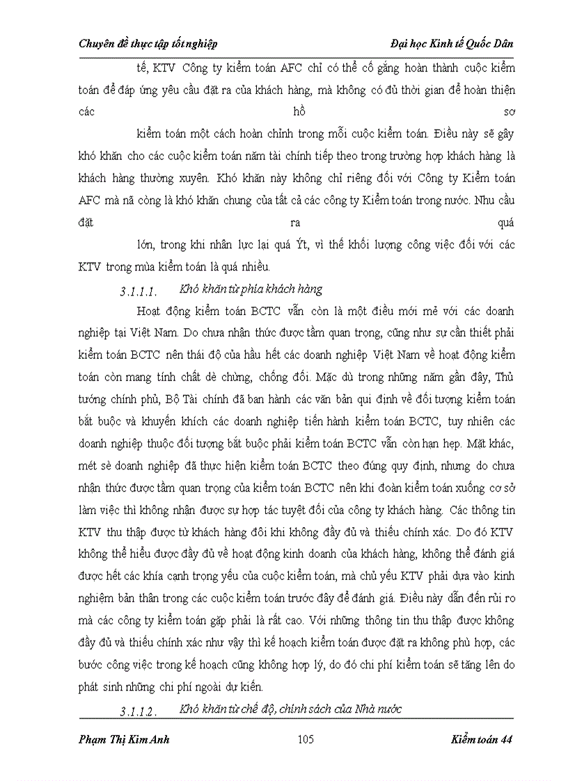 image for page Hoàn thiện quy trình lập kế hoạch kiểm toán trong kiểm toán báo cáo tài chính do Công ty Cổ phần Kiểm toán và Tư vấn Tài chính Kế toán thực hiện
