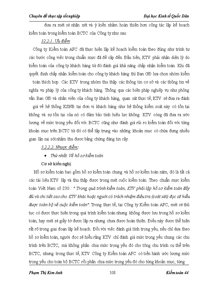 image for page Hoàn thiện quy trình lập kế hoạch kiểm toán trong kiểm toán báo cáo tài chính do Công ty Cổ phần Kiểm toán và Tư vấn Tài chính Kế toán thực hiện