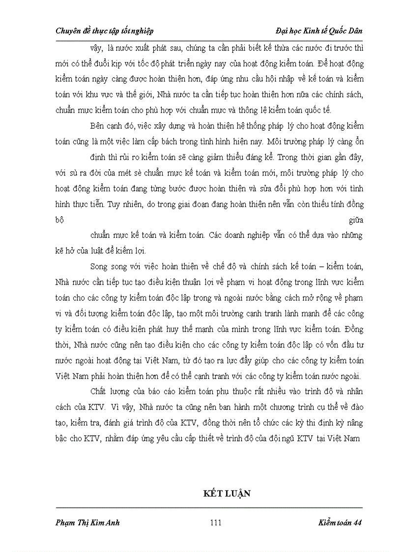 image for page Hoàn thiện quy trình lập kế hoạch kiểm toán trong kiểm toán báo cáo tài chính do Công ty Cổ phần Kiểm toán và Tư vấn Tài chính Kế toán thực hiện