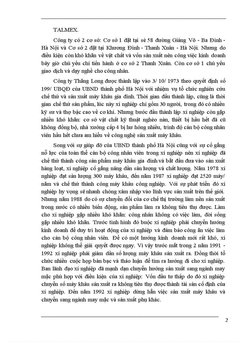 image for page Thực hiện kế hoạch giá thành tại Công ty Thăng Long