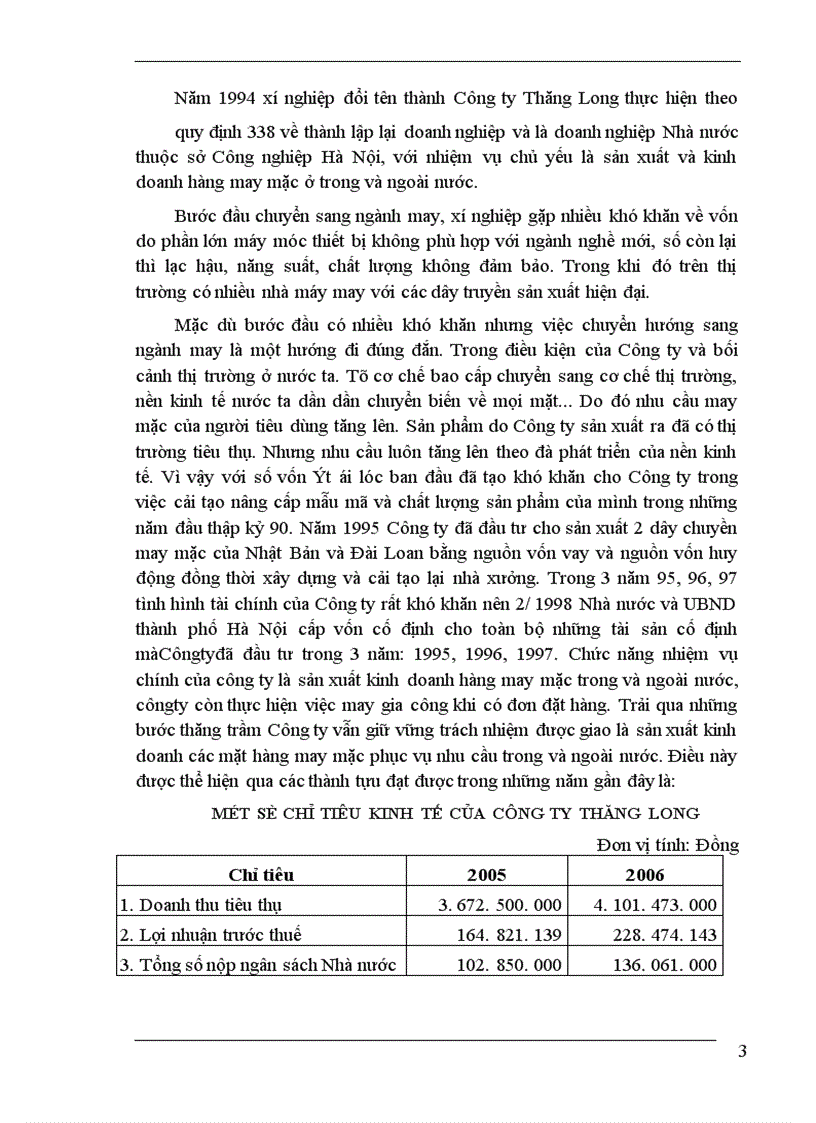 image for page Thực hiện kế hoạch giá thành tại Công ty Thăng Long