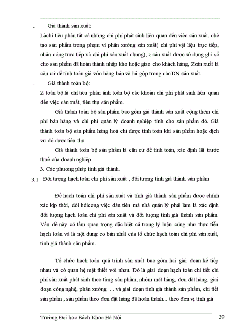 image for page Thực hiện kế hoạch giá thành tại Công ty Thăng Long