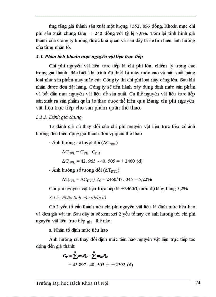 image for page Thực hiện kế hoạch giá thành tại Công ty Thăng Long