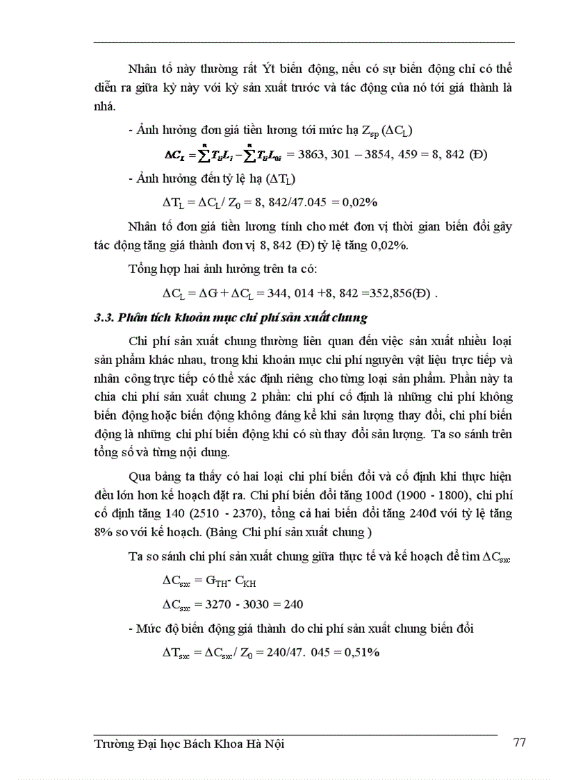 image for page Thực hiện kế hoạch giá thành tại Công ty Thăng Long