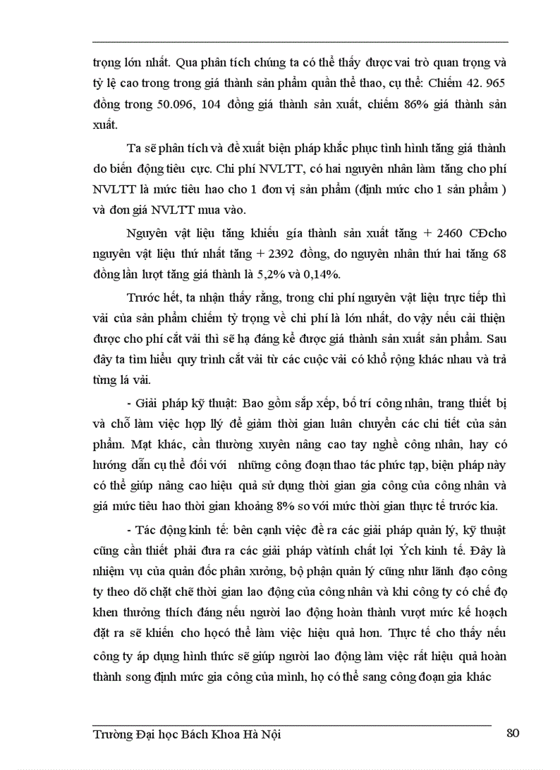 image for page Thực hiện kế hoạch giá thành tại Công ty Thăng Long