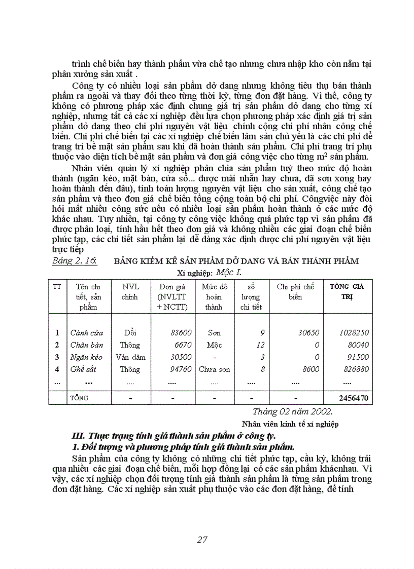 image for page Hoàn thiện công tác hạch toán chi phí sản xuất và tính giá thành sản phẩm nhằm nâng cao tại công ty chế biến lâm sản Trung Văn