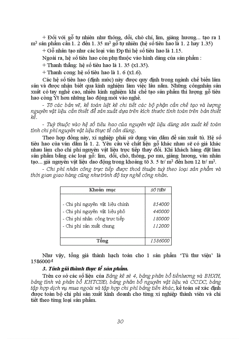 image for page Hoàn thiện công tác hạch toán chi phí sản xuất và tính giá thành sản phẩm nhằm nâng cao tại công ty chế biến lâm sản Trung Văn