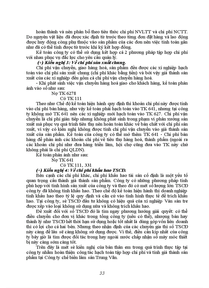 image for page Hoàn thiện công tác hạch toán chi phí sản xuất và tính giá thành sản phẩm nhằm nâng cao tại công ty chế biến lâm sản Trung Văn