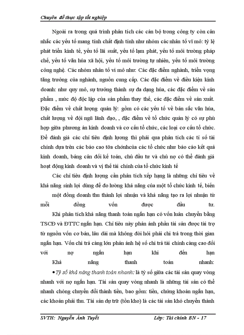 image for page Hoàn thiện phương pháp xếp hạng tín nhiệm của các tổ chức kinh tế trong quan hệ tín dụng tại cong ty vietnamcredi