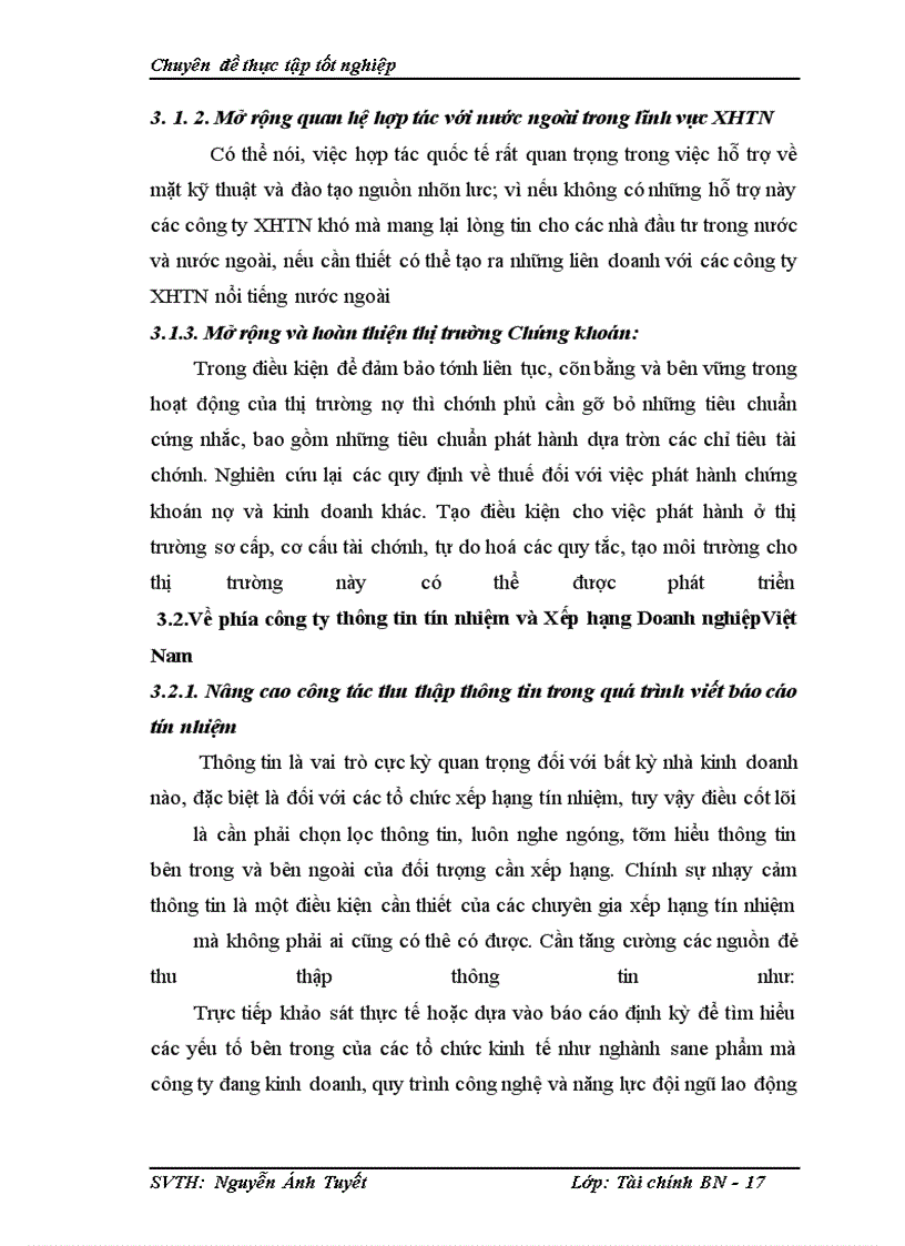 image for page Hoàn thiện phương pháp xếp hạng tín nhiệm của các tổ chức kinh tế trong quan hệ tín dụng tại cong ty vietnamcredi