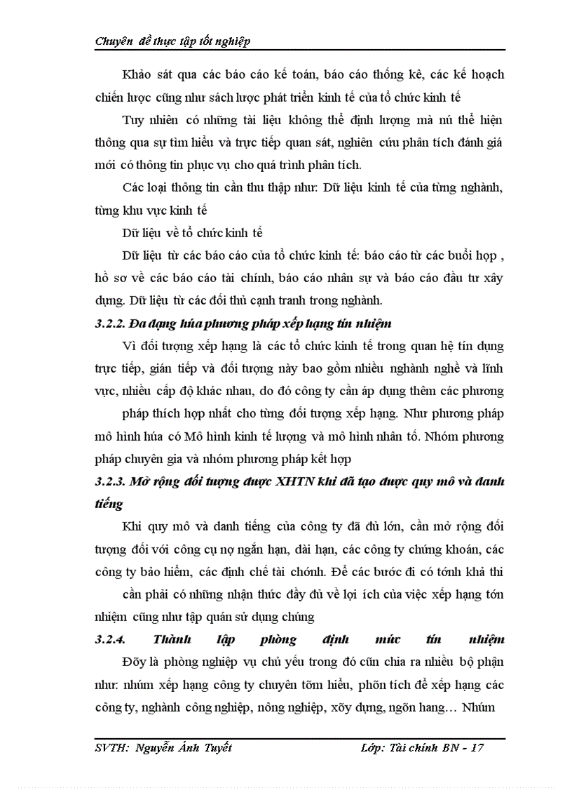 image for page Hoàn thiện phương pháp xếp hạng tín nhiệm của các tổ chức kinh tế trong quan hệ tín dụng tại cong ty vietnamcredi