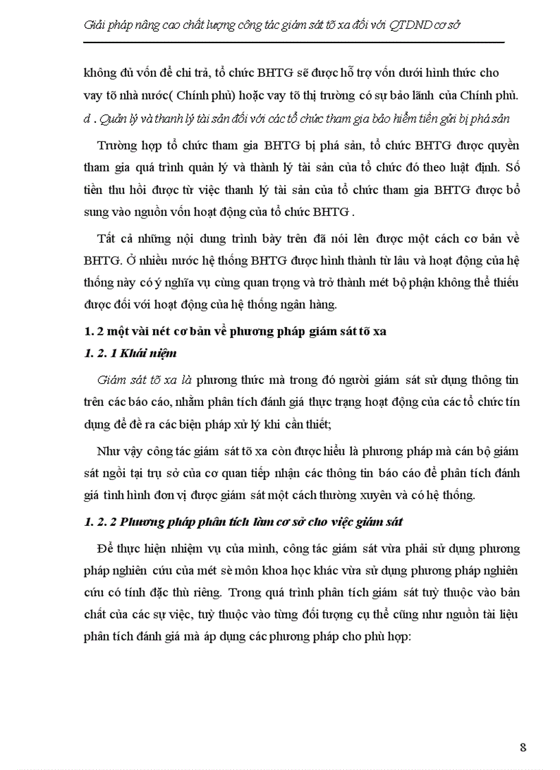 image for page Giải pháp nâng cao chất lượng công tác giám sát từ xa đối với Qũy tín dụng nhân dân cơ sở tại Chi nhánh Bảo hiểm tiền gửi khu vực Hà Nội