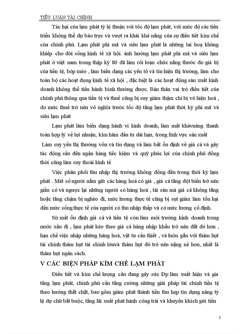 image for page Lạm phát và kìm chế lạm phát ở nước ta Hà nội 6 - 2002 LờI Mở ĐầU Lạm phát và thiểu phát là bạn đồng hành của nền kinh tế thị trường