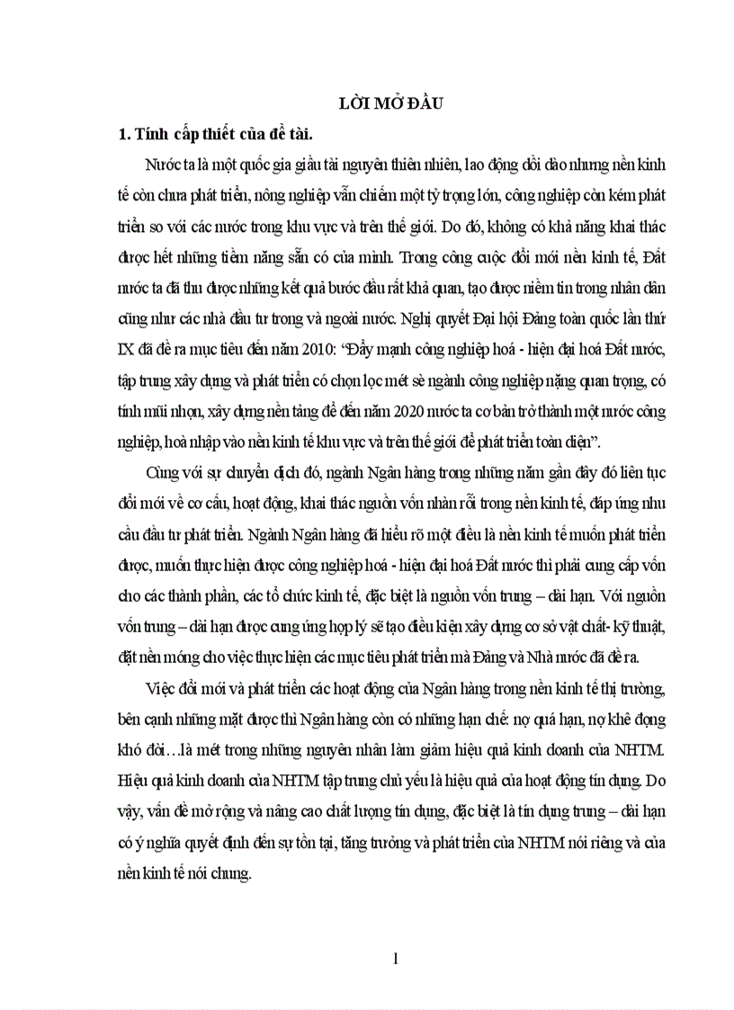 image for page Giải pháp mở rộng và nâng cao chất lượng tín dụng trung - dài hạn tại NHNo & PTNT Hoàn Kiếm