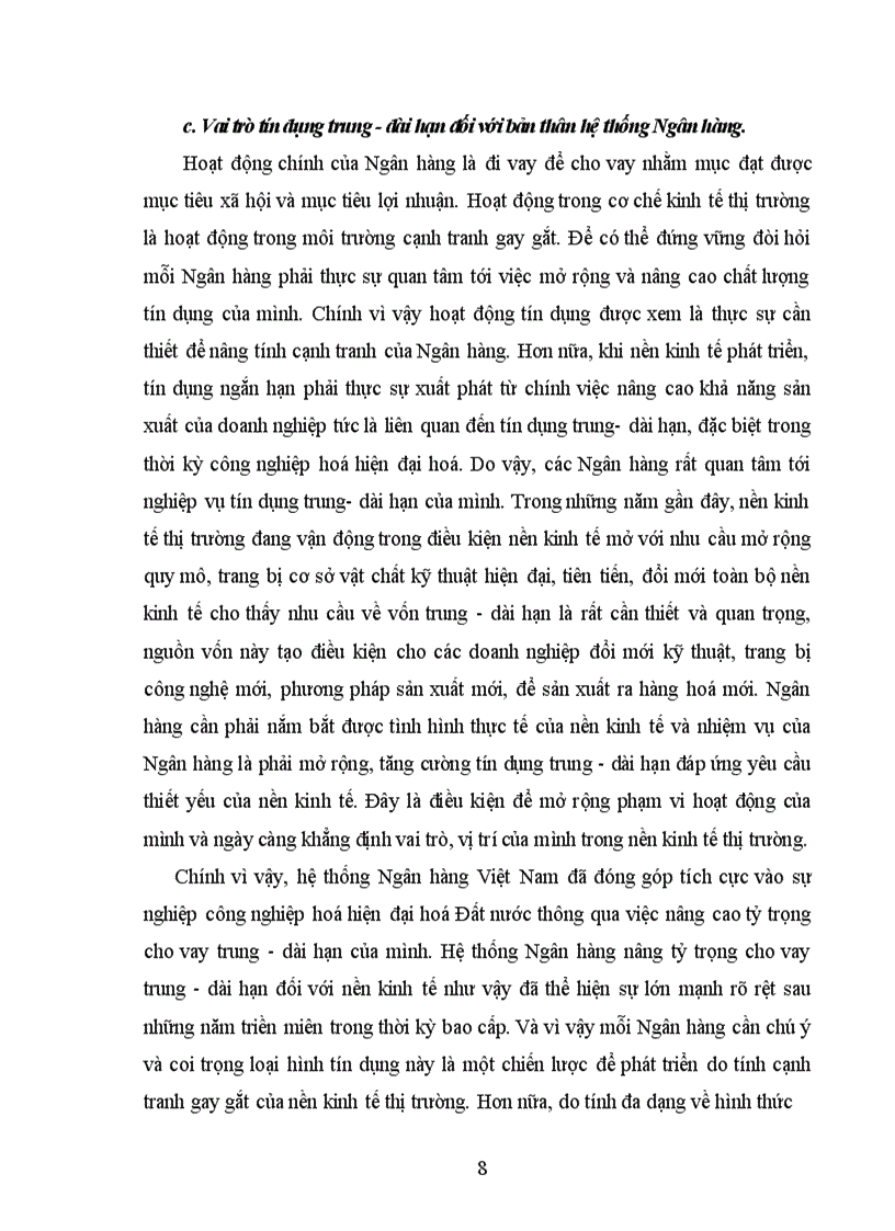 image for page Giải pháp mở rộng và nâng cao chất lượng tín dụng trung - dài hạn tại NHNo & PTNT Hoàn Kiếm