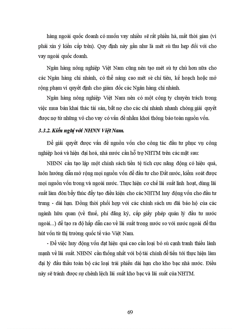 image for page Giải pháp mở rộng và nâng cao chất lượng tín dụng trung - dài hạn tại NHNo & PTNT Hoàn Kiếm