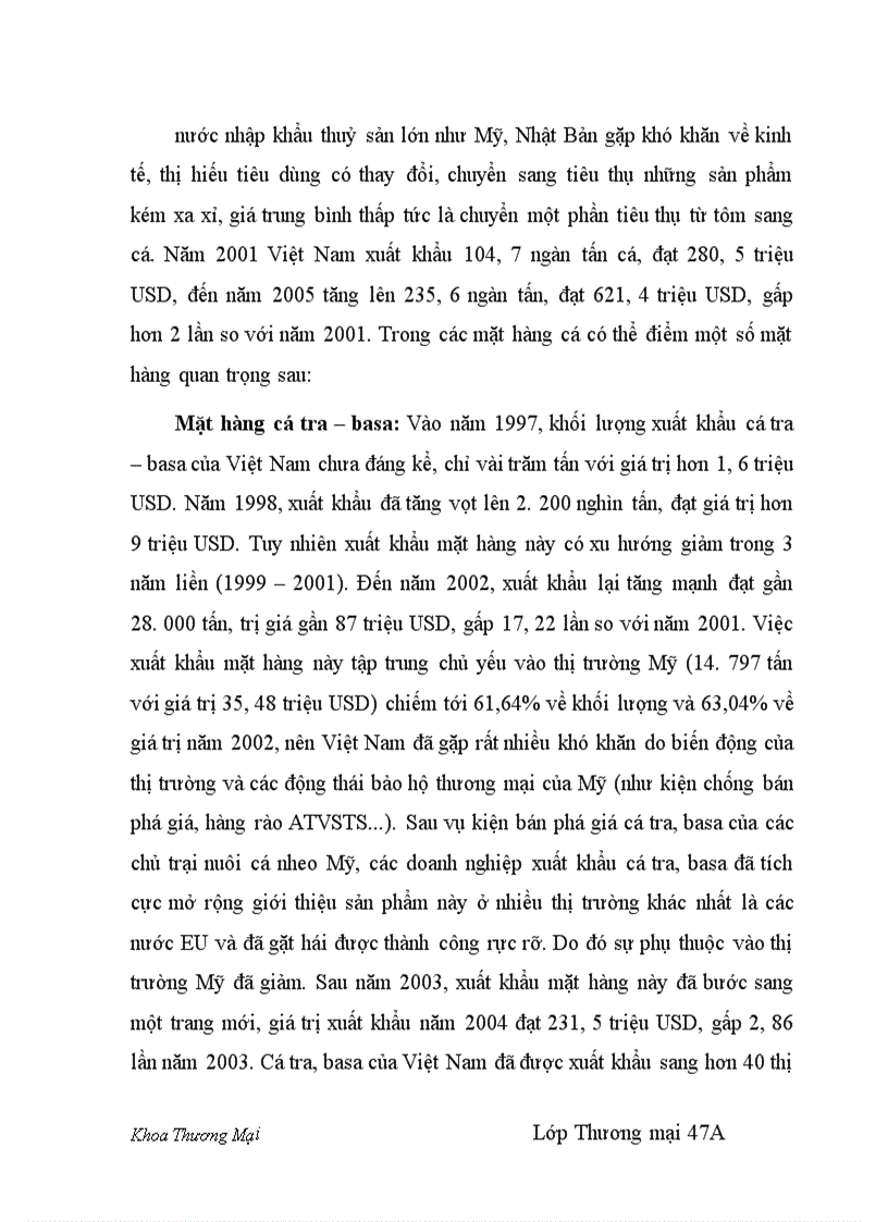 image for page Thực trạng và giải pháp đẩy mạnh xuất khẩu hàng thủy sản của Việt Nam sang thị trường Mỹ