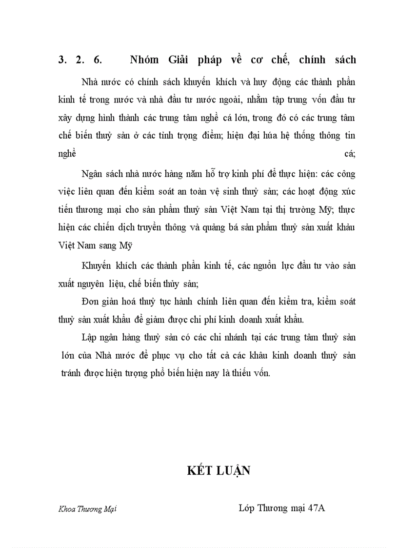 image for page Thực trạng và giải pháp đẩy mạnh xuất khẩu hàng thủy sản của Việt Nam sang thị trường Mỹ