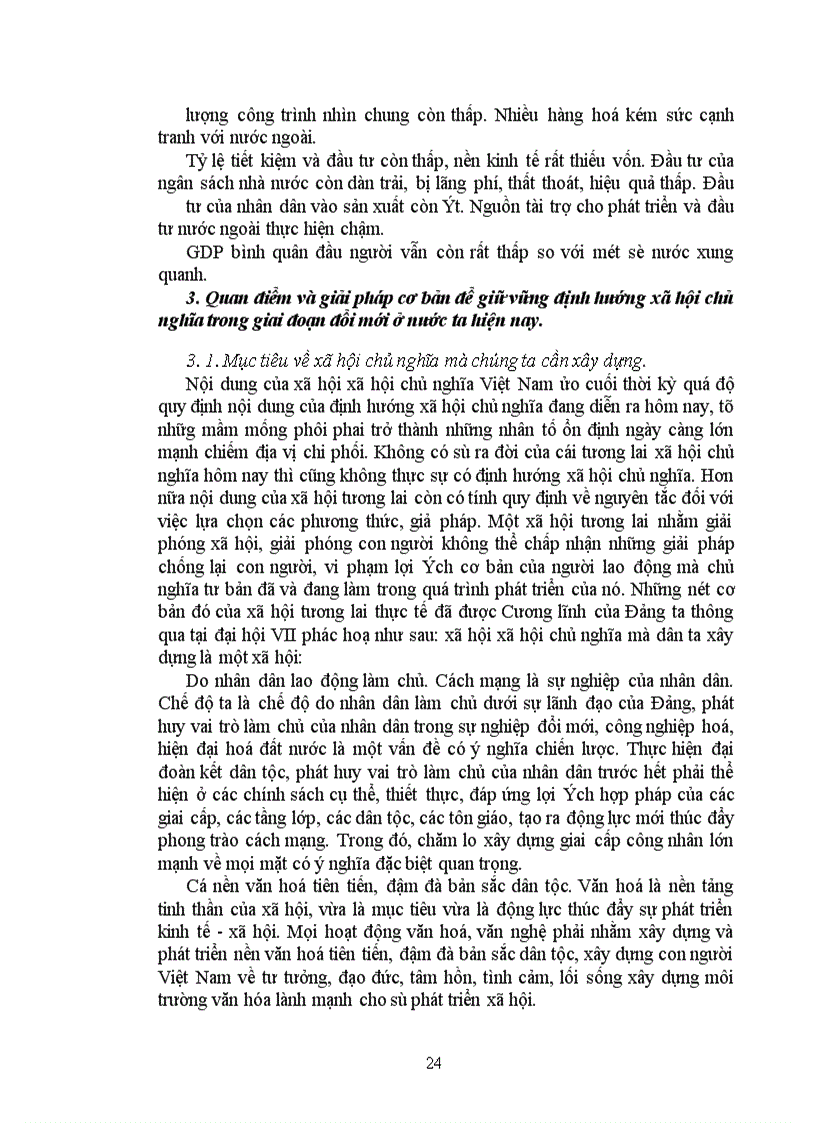 image for page Thực trạng giữ vững định hướng xã hội chủ nghĩa trong phát triển kinh tế từ khi đổi mới.