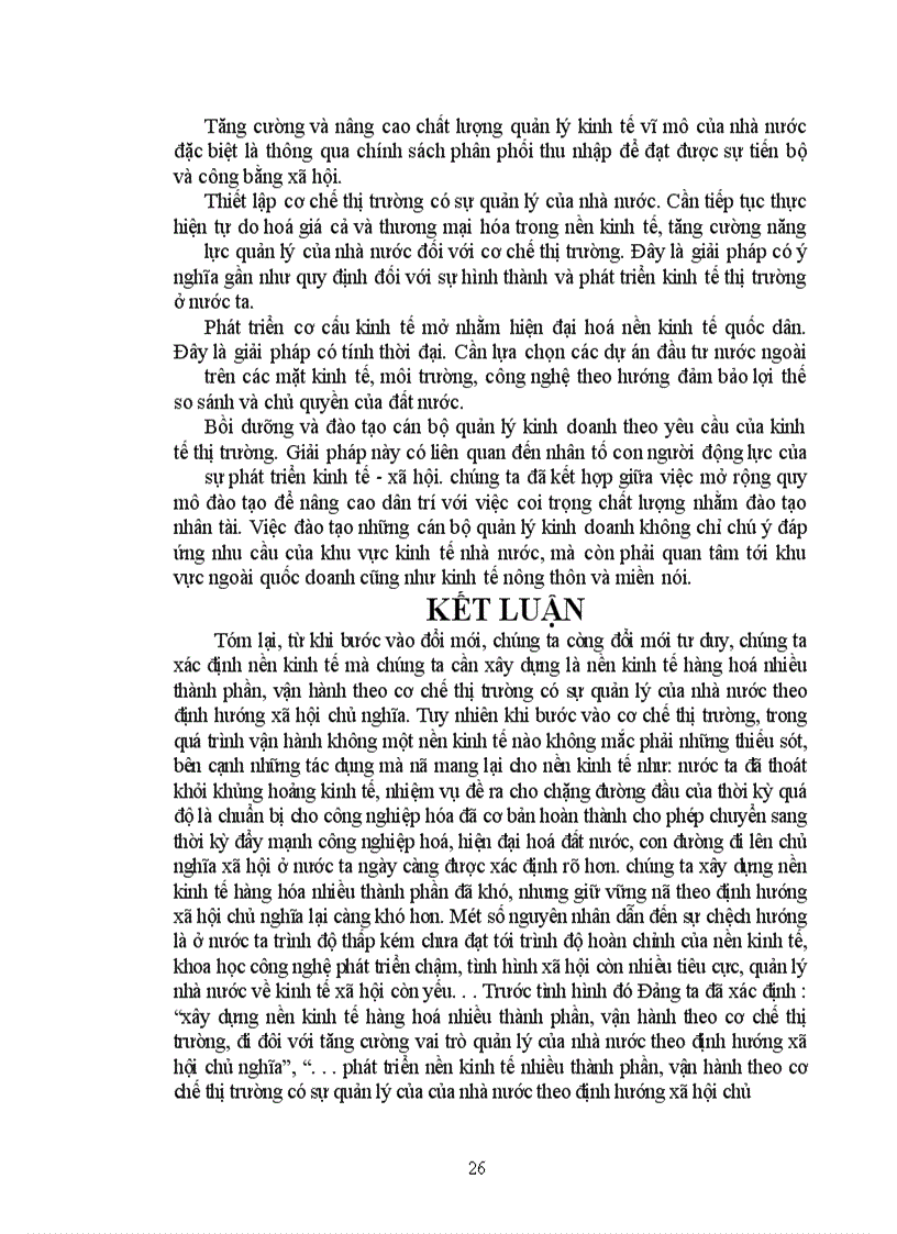 image for page Thực trạng giữ vững định hướng xã hội chủ nghĩa trong phát triển kinh tế từ khi đổi mới.