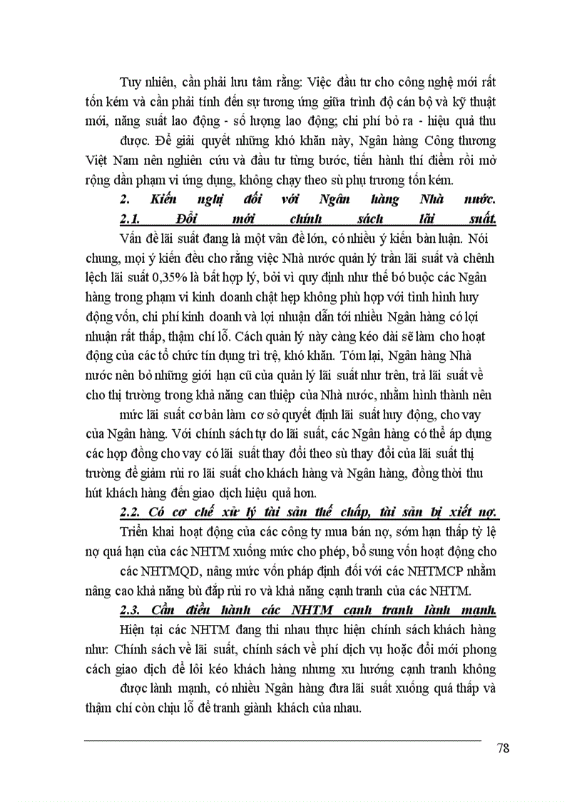 image for page Mở rộng và nâng cao hiệu quả cho vay đối với khu vực kinh tế ngoài quốc doanh tại chi nhánh NHCT Hà Tây