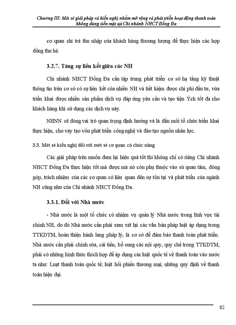 image for page Một số giải pháp về mở rộng và phát triển thanh toán không dùng tiền mặt tại Chi nhánh NHCT Đống Đa