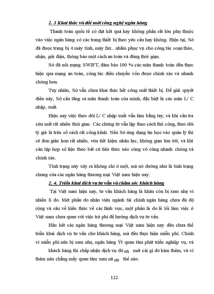 image for page Một số giải pháp góp phần nâng cao hiệu quả và mở rộng thanh toán tín dụng chứng từ tại Sở giao dịch Ngân hàng nông nghiệp và Phát triển Nông thôn I