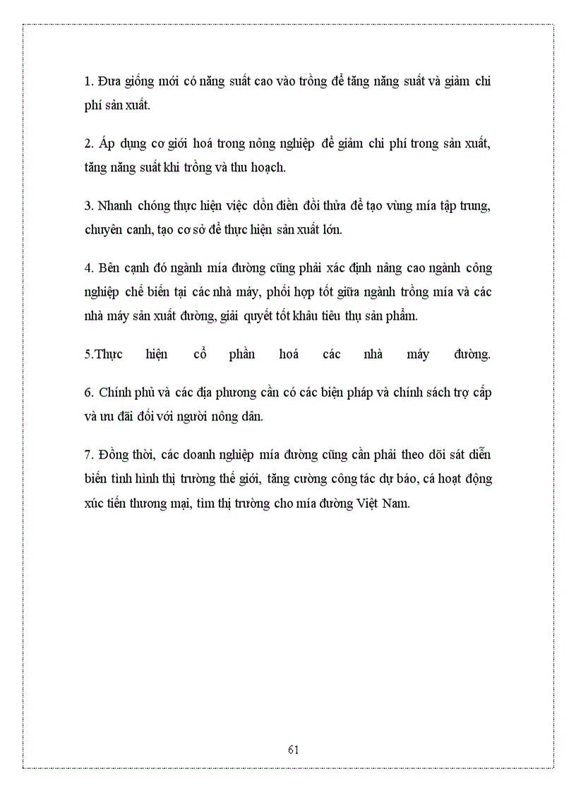 image for page Giải pháp nhằm nâng cao năng lực cạnh tranh của ngành mía đường của việt nam