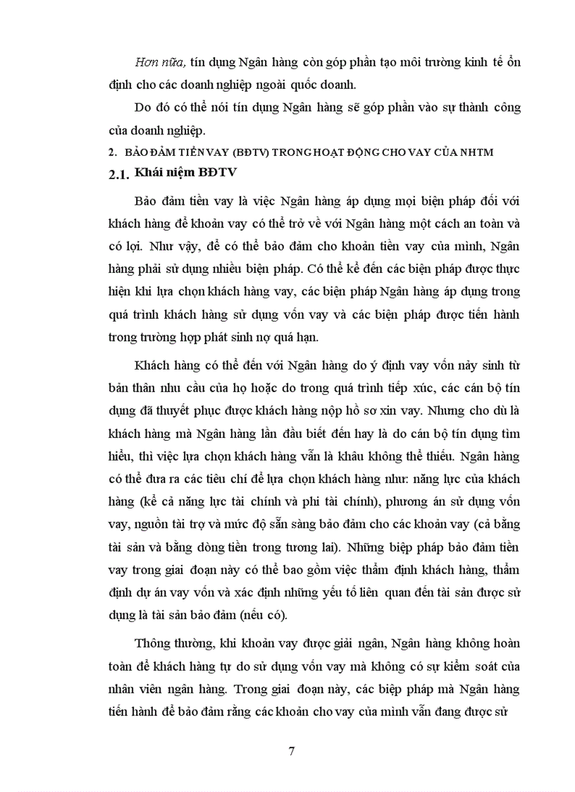 image for page Giải pháp hoàn thiện cơ chế bảo đảm tiền vay đối với Doanh nghiệp ngoài quốc doanh (Doanh nghiệp vừa và nhỏ) tại SGD I – NHCTVN
