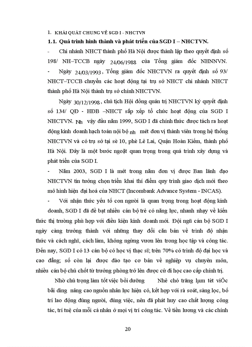 image for page Giải pháp hoàn thiện cơ chế bảo đảm tiền vay đối với Doanh nghiệp ngoài quốc doanh (Doanh nghiệp vừa và nhỏ) tại SGD I – NHCTVN