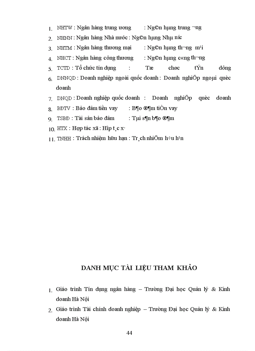 image for page Giải pháp hoàn thiện cơ chế bảo đảm tiền vay đối với Doanh nghiệp ngoài quốc doanh (Doanh nghiệp vừa và nhỏ) tại SGD I – NHCTVN