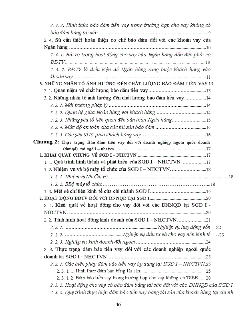 image for page Giải pháp hoàn thiện cơ chế bảo đảm tiền vay đối với Doanh nghiệp ngoài quốc doanh (Doanh nghiệp vừa và nhỏ) tại SGD I – NHCTVN