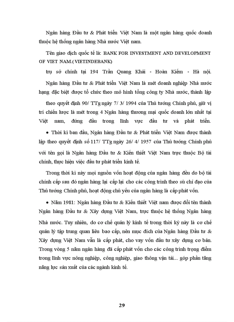 image for page Giải pháp nâng cao chất lượng tín dụng trung, dài hạn tại Ngân hàng Đầu tư & Phát triển Việt Nam
