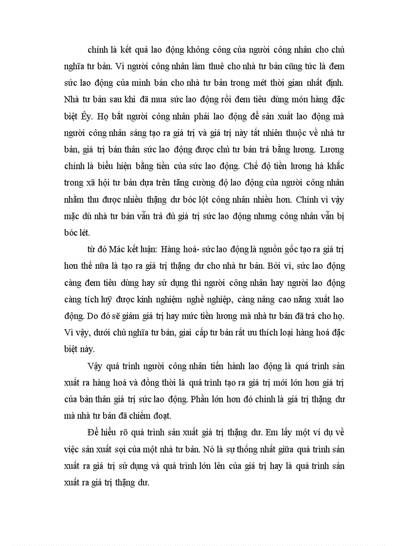 image for page Với tư cách là sự thống nhất giữa quá trình lao động và quá trình tạo ra giá trị thì quá trình sản xuất là quá trình sản xuất hàng hoá.