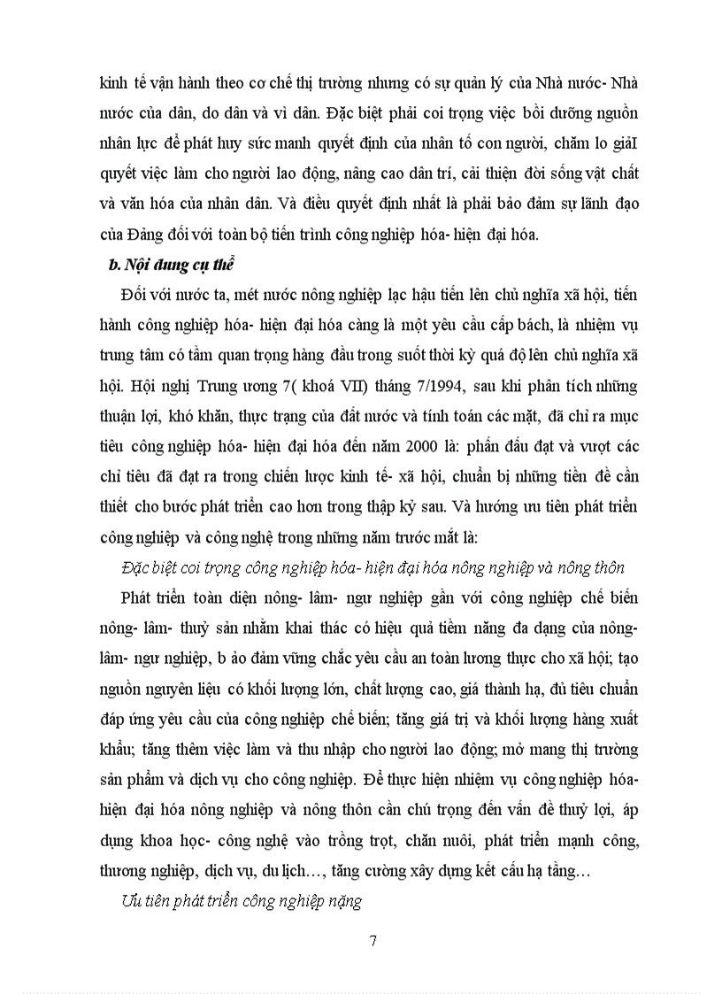 image for page Nội dung, mục tiêu của đường lối công nghiệp hóa- hiện đại hóa ở Việt Nam trong thời kỳ quá độ