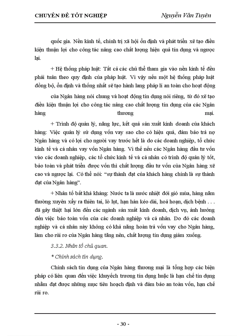 image for page Giải pháp nâng cao chất lượng tín dụng tại Ngân hàng nông nghiệp và phát triển nông thôn tỉnh Hưng Yên