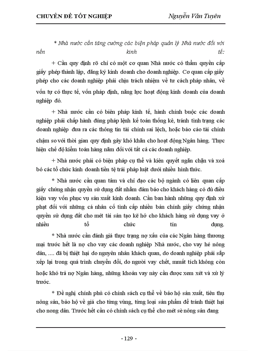 image for page Giải pháp nâng cao chất lượng tín dụng tại Ngân hàng nông nghiệp và phát triển nông thôn tỉnh Hưng Yên