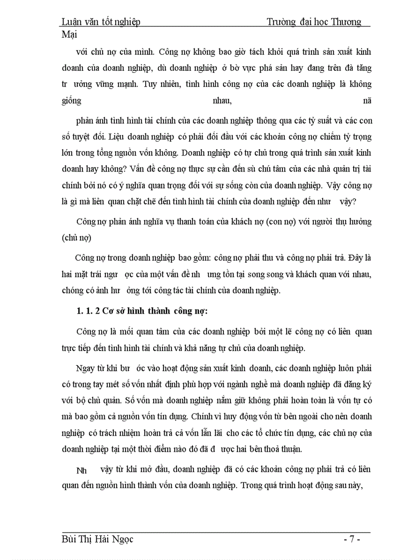 image for page Công nợ và các giải pháp quản trị công nợ tại Công ty Cổ phần Giầy Hà Nội