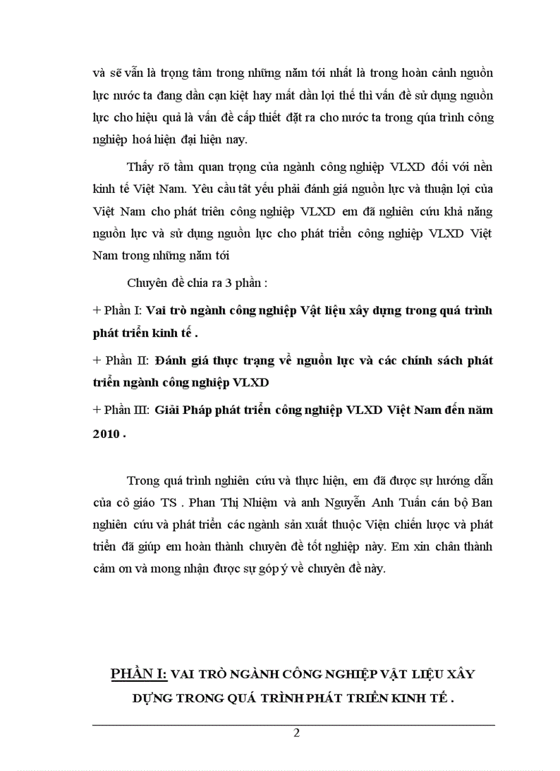 image for page Giải Pháp phát triển công nghiệp VLXD Việt Nam đến năm 2010