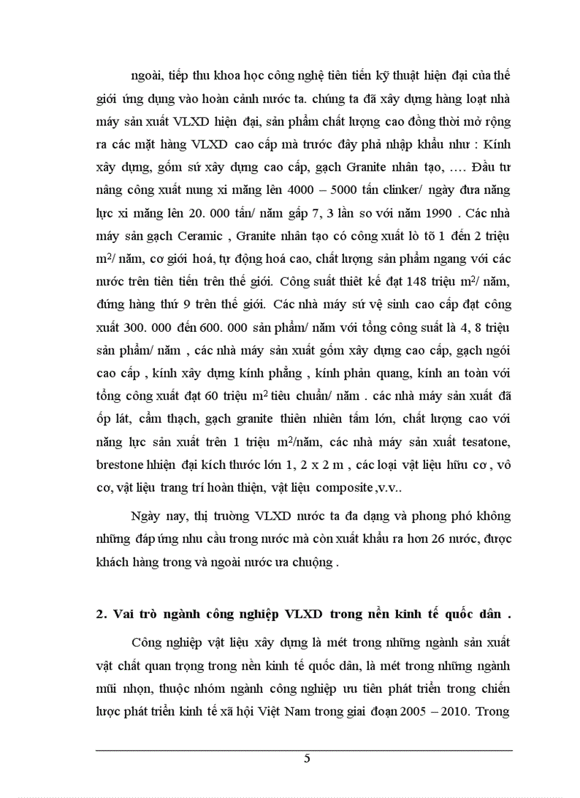 image for page Giải Pháp phát triển công nghiệp VLXD Việt Nam đến năm 2010