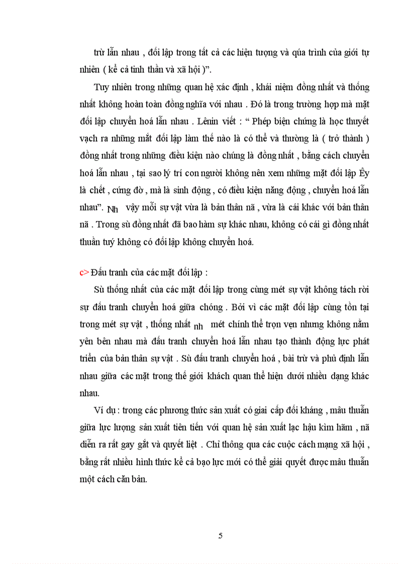 image for page Quy luật mâu thuẫn trong phép biện chứng duy vật với việc phân tích hệ thống mâu thuẫn của kinh tế thị trường định hướng xã hội chủ nghĩa ở Việt Nam