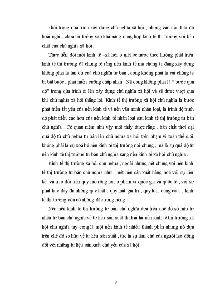 image for page Quy luật mâu thuẫn trong phép biện chứng duy vật với việc phân tích hệ thống mâu thuẫn của kinh tế thị trường định hướng xã hội chủ nghĩa ở Việt Nam