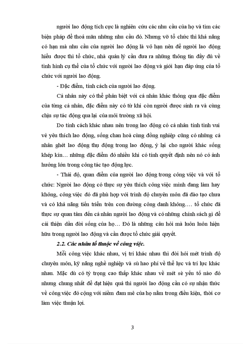 image for page Cơ sở lý luận về động lực và tạo động lực trong lao động